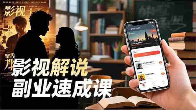 （16740期）Tk影视解说副业速成课，软件安装、全流程实操、爆款预设，新手两周变现-有道网创