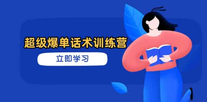 （14348期）超级爆单话术训练营，掌握高效销售技巧，轻松实现订单爆发-有道网创