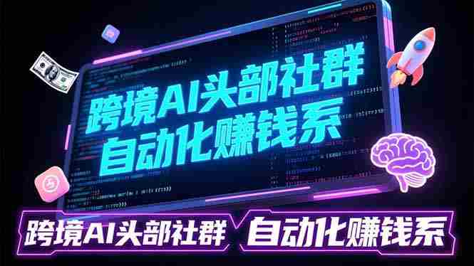 （17255期）跨境AI头部社群前沿精选：聚焦可落地的AI实战经验，快速构建你的自动化赚钱系-有道网创