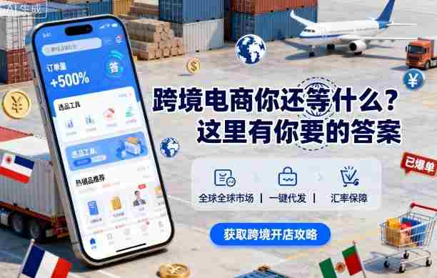 跨境电商你还等什么？这里有你要的答案【音频课】-有道网创