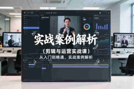 剪辑与运营实战课，从入门到精通，实战案例解析（更新2026）-有道网创