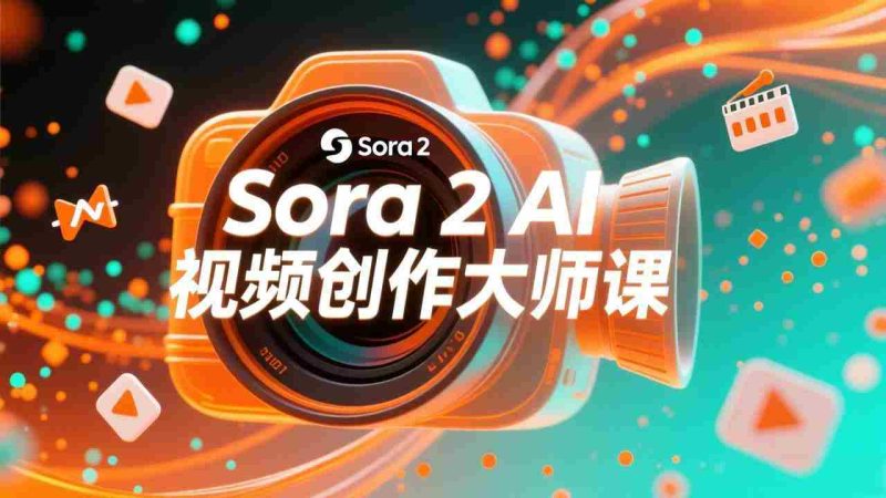 （17081期）如何利用Sora 2创建流行AI人工智能视频大师班教程：掌握创作全流程，产出百万播放内容-有道网创