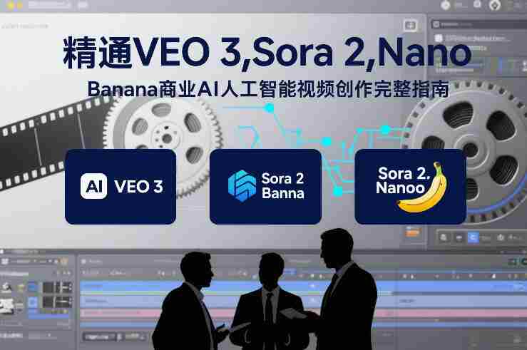 精通VEO 3,Sora 2,Nano Banana商业AI人工智能视频创作完整指南-有道网创