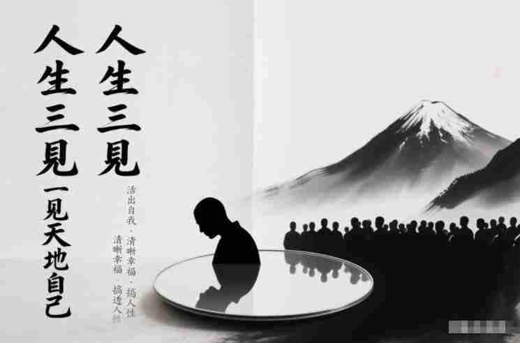 人生三见一见天地见众生见自己，活出自我拥有清晰幸福人生，搞透人性-有道网创