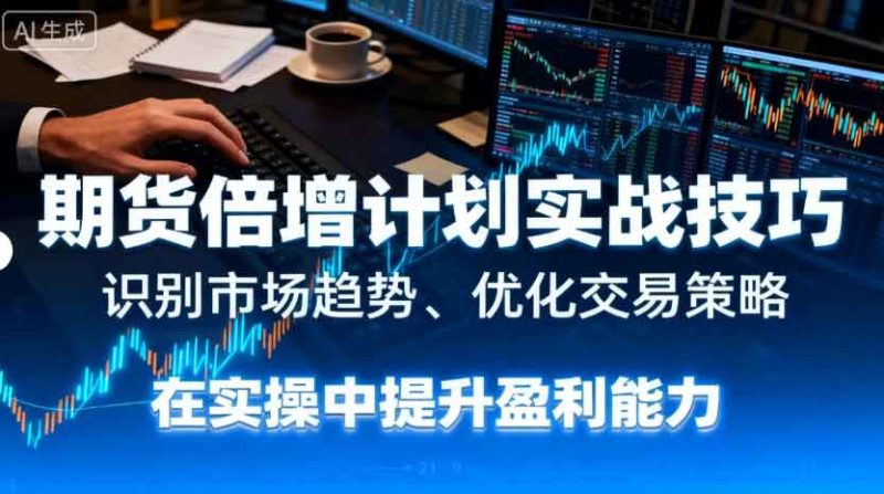 期货倍增计划实战技巧：识别市场趋势、优化交易策略，在实操中提升盈利能力-有道网创