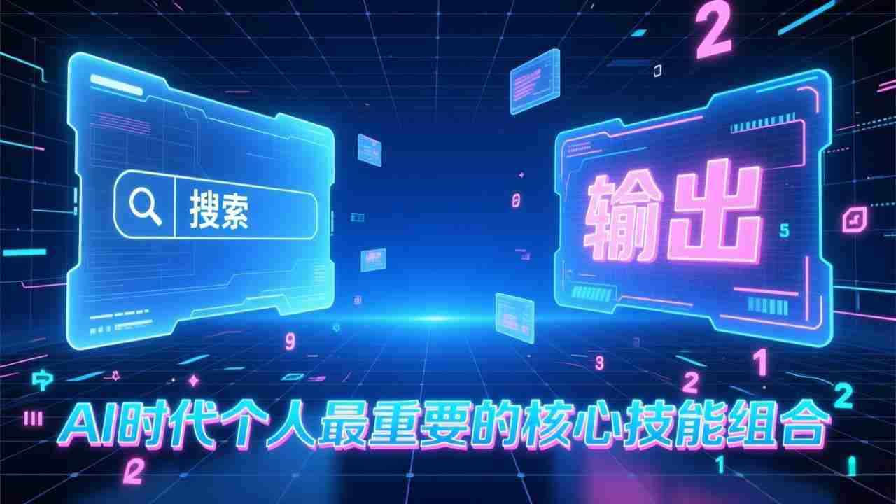 （17074期）付费文章：AI时代个人最重要的核心技能组合：“输出能力”和“搜索能力”-有道网创