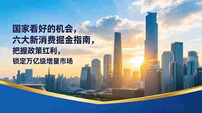 （16995期）某付费文章：国家看好的机会，六大新消费掘金指南，把握政策红利，锁定万亿级增量市场-有道网创
