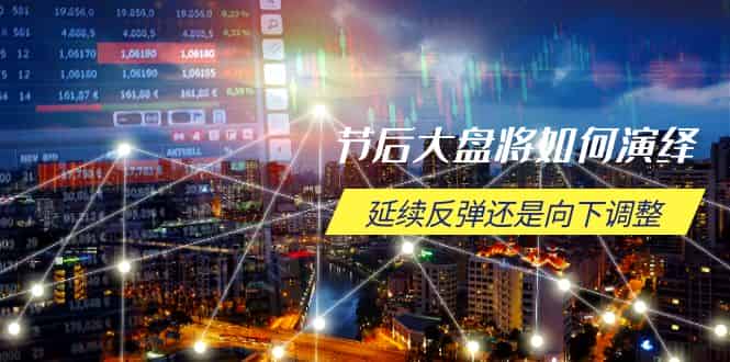（14065期）节后大盘将如何演绎，延续反弹还是向下调整，关键时间点和空间位待解-有道网创