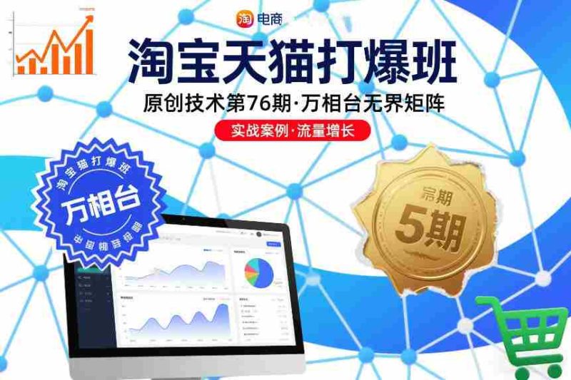 淘宝天猫打爆班原创技术第76期，万相台无界矩阵-有道网创
