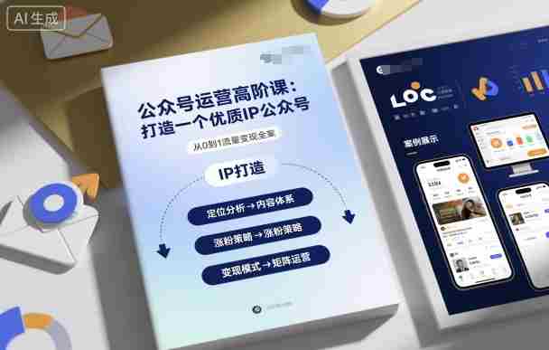 公众号运营高阶课,打造一个优质IP公众号-有道网创