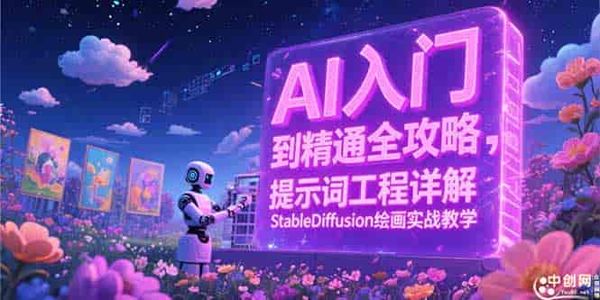 （15181期）AI入门到精通全攻略，提示词工程详解，StableDiffusion绘画实战教学-有道网创