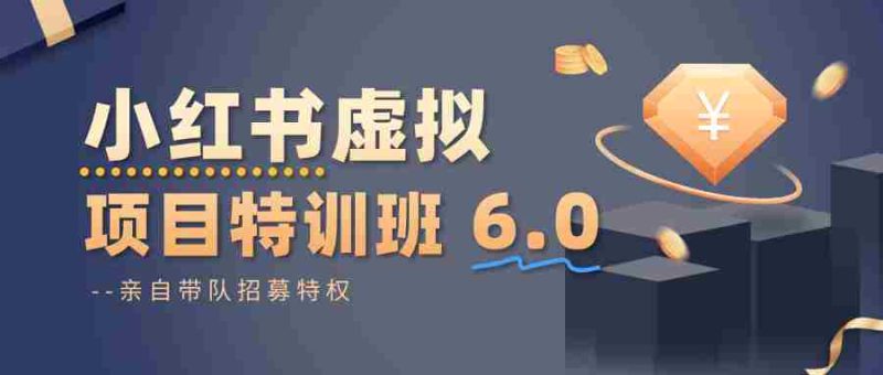小红书虚拟项目特训班6.0 ，养号/选品/自动发货/爆款笔记（含40节视频课）-有道网创
