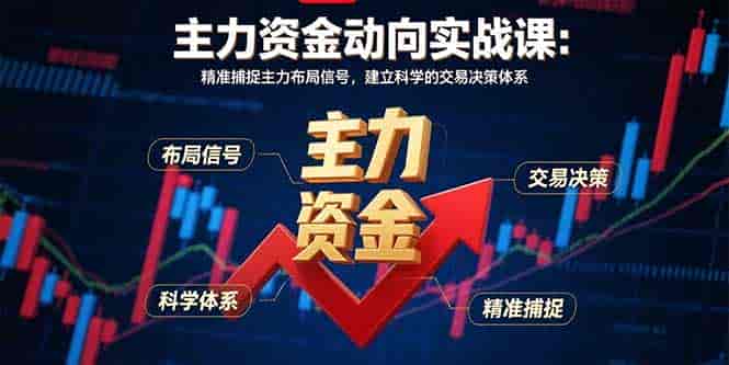 （15804期）主力资金动向实战课-8月：精准捕捉主力布局信号，建立科学的交易决策体系-有道网创