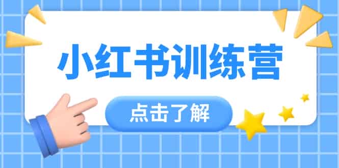 （14545期）小红书训练营，助小白入门，掌握技巧变达人，课程实操又全面（12节课）-有道网创