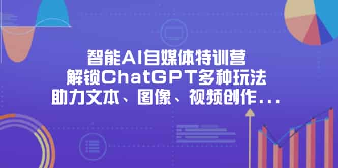 （14245期）智能AI自媒体特训营，解锁ChatGPT多种玩法，助力文本、图像、视频创作…-有道网创