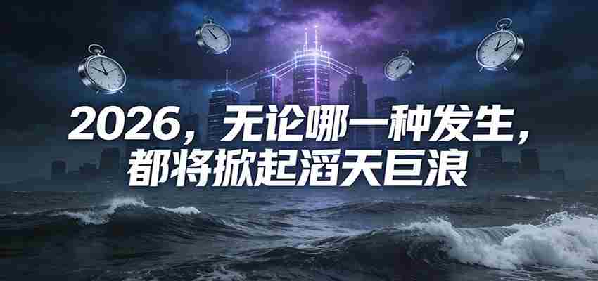 公众号付费文章：2026，无论哪一种发生，都将掀起滔天巨浪-有道网创