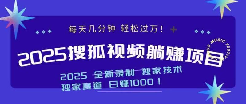 （14049期）2025最新看视频躺赚项目：每天几分钟，轻松月入过万-有道网创