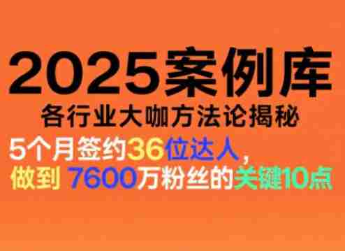 2025案例库，收录各行业大咖的方法论，各行业大咖方法论揭秘-有道网创