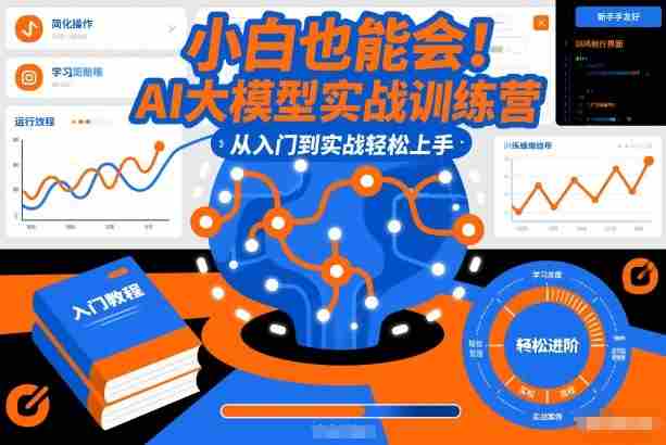 小白也能会!AI大模型实战训练营,从入门到实战轻松上手-有道网创