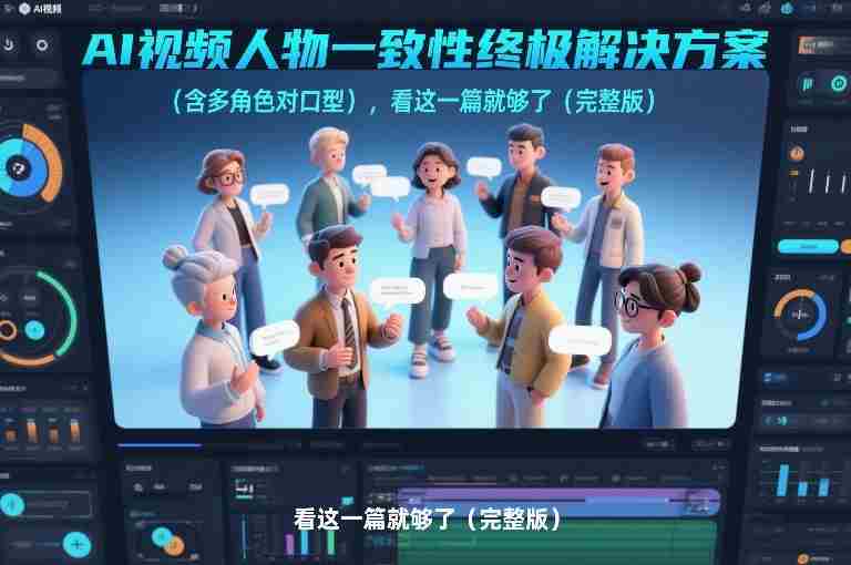 AI视频人物一致性终极解决方案（含多角色对口型），看这一篇就够了（完整版）-有道网创