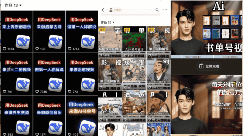 （14284期）Deep seek项目拆解+卡通数字人25年4月新玩法日引200+创业粉十分钟一条…-有道网创