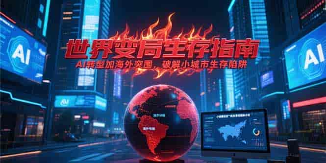 （15220期）付费文章《世界变局生存指南，AI转型加海外突围，破解小城市生存陷阱》-有道网创
