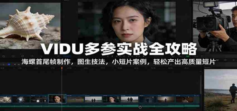 VIDU多参实战全攻略:海螺首尾帧制作,图生技法,小短片案例,轻松产出高质量短片-有道网创