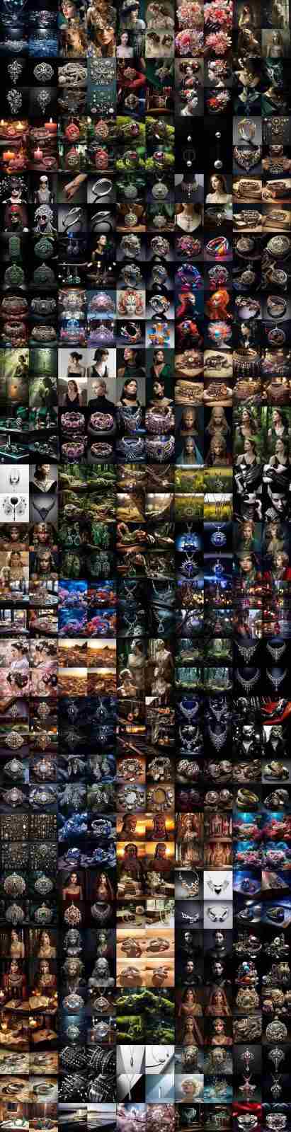 图片[10]-463个Midjourney珠宝摄影提示词：覆盖全品类珠宝，AI设计秒出专业效果