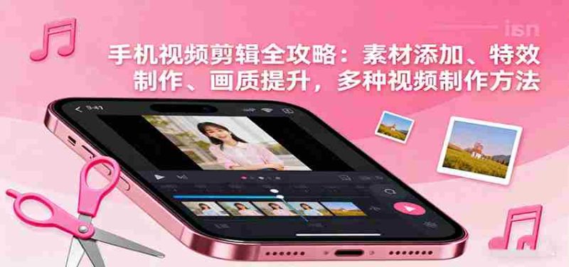 手机视频剪辑全攻略：素材添加、特效制作、画质提升，多种视频制作方法-有道网创