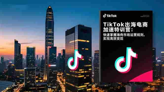 （16535期）TikTok出海电商加速特训营：快速掌握海外市场运营规则，实现高效变现-有道网创