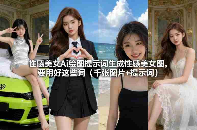 性感美女Ai绘图提示词生成性感美女图，要用好这些词（千张图片+提示词）-有道网创