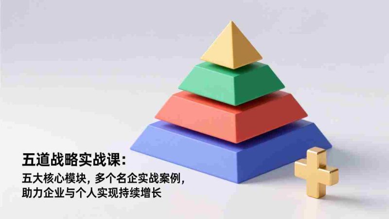 (17095期)五道战略实战课:五大核心模块,多个名企实战案例,助力企业与个人实现持续增长-有道网创