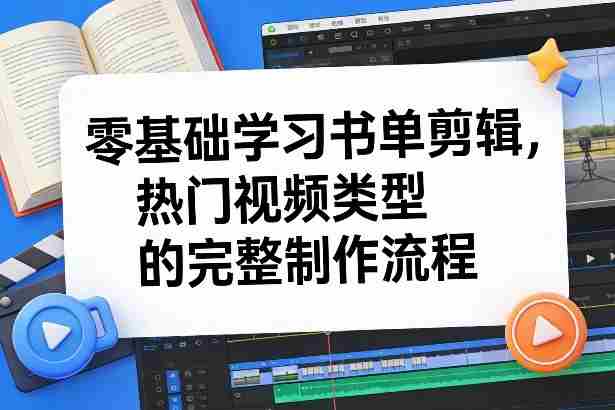 零基础学习书单剪辑,热门视频类型的完整制作流程(更新2026)-有道网创