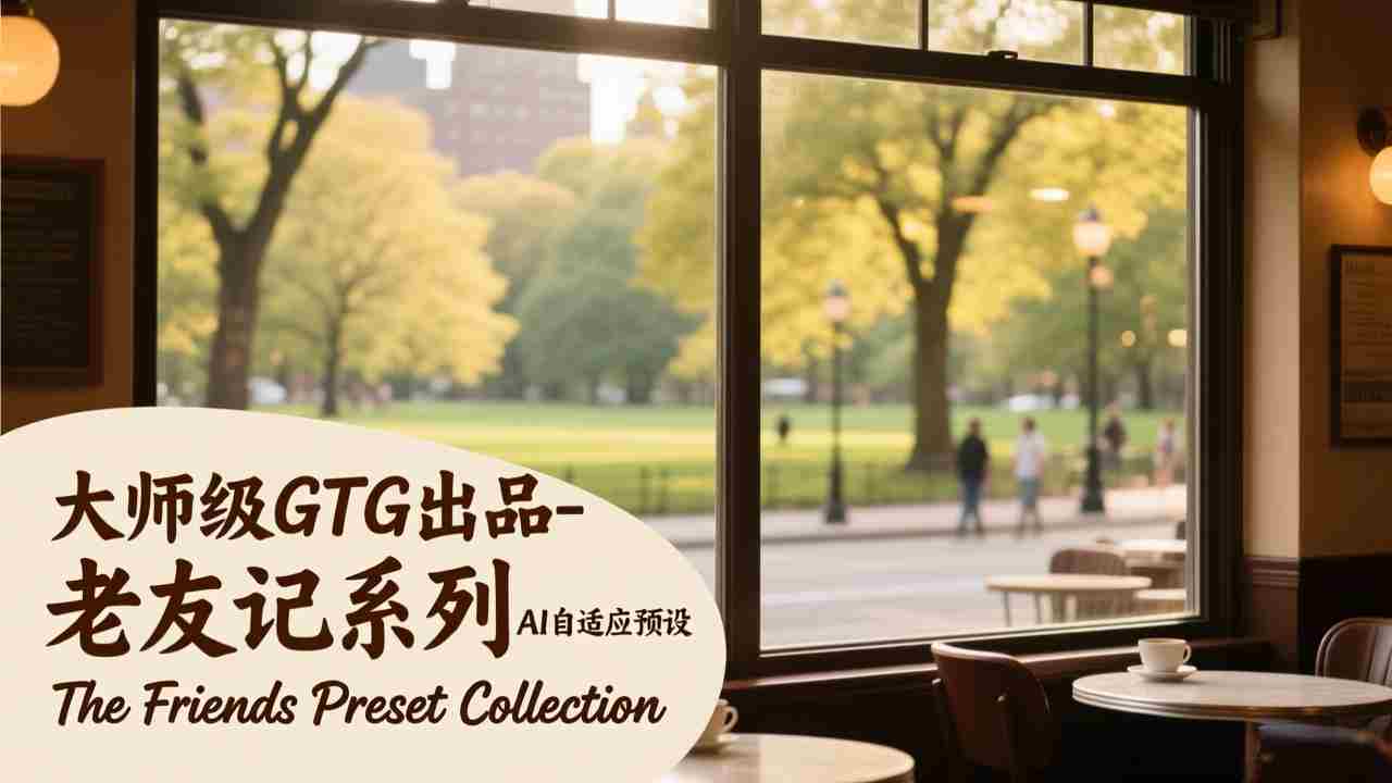（17403期）大师级GTG出品-老友记系列AI自适应预设The Friends Preset Collection-有道网创