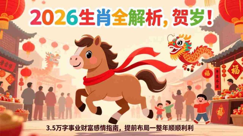 (17428期)付费文章:贺岁!2026生肖全解析,3.5万字事业财富感情指南,提前布局一整年顺顺利利-有道网创