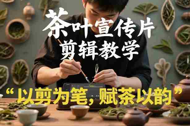 茶叶宣传片剪辑教学，以剪为笔，赋茶以韵，新手也能拍出高级感-有道网创