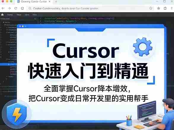 Cursor快速入门到精通,全面掌握Cursor降本增效,把Cursor变成日常开发里的实用帮手-有道网创