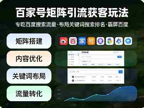 百家号矩阵引流获客玩法,专吃百度搜索流量,布局关键词搜索排名,霸屏百度-有道网创