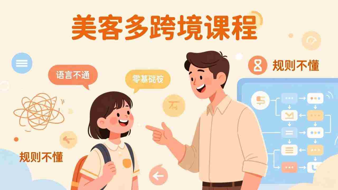 （17503期）怕语言不通、怕不懂规则？零基础小白也能做的美客多跨境课，手把手带你美客多开店稳赚-有道网创