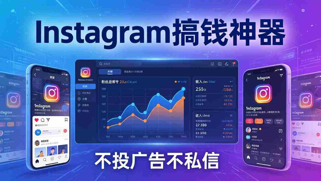 （17731期）Instagram搞钱神器：月涨6万粉+月入5万刀，不投广告不私信，靠算法+低价产品-有道网创
