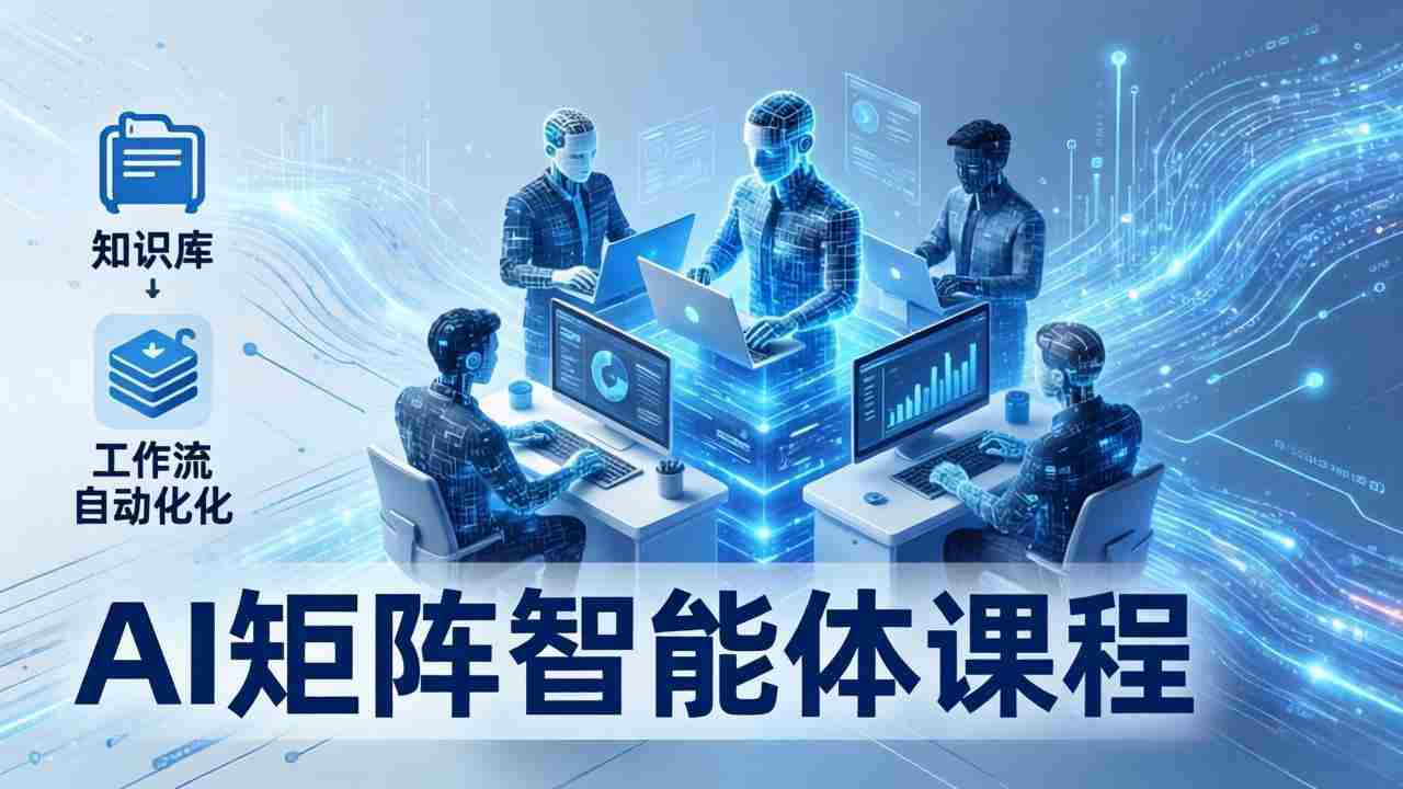 （17759期）AI矩阵智能体实战：100个数字员工批量生产内容，文本知识库+工作流自动化全搞定-有道网创