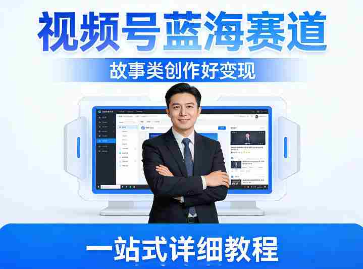 视频号蓝海赛道，故事类创作好变现，一站式详细教程-有道网创