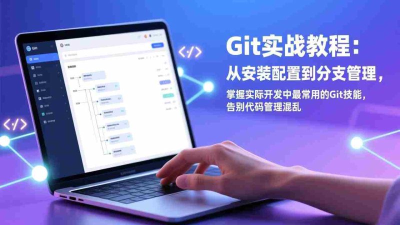 （17513期）Git实战教程：从安装配置到分支管理，掌握实际开发中最常用的Git技能，告别代码管理混乱-有道网创