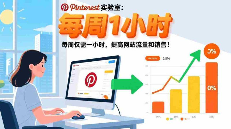 （17505期）Pinterest实验室：每周仅需一小时，提高网站流量和销售！-有道网创