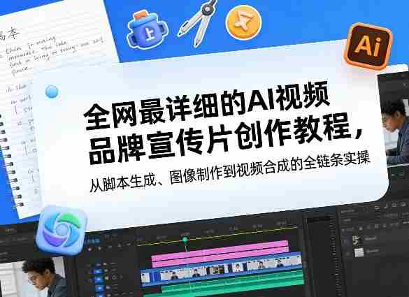 全网最详细的AI视频品牌宣传片创作教程,从脚本生成、图像制作到视频合成的全链条实操-有道网创