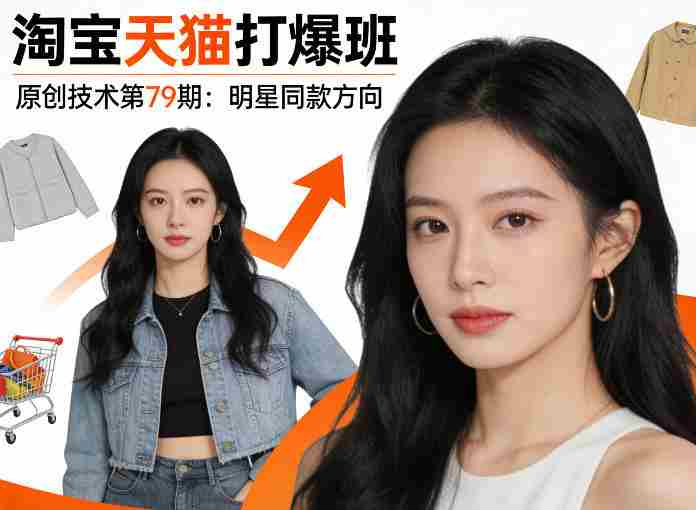 《淘宝天猫打爆班》原创技术第79期：明星同款方向-有道网创