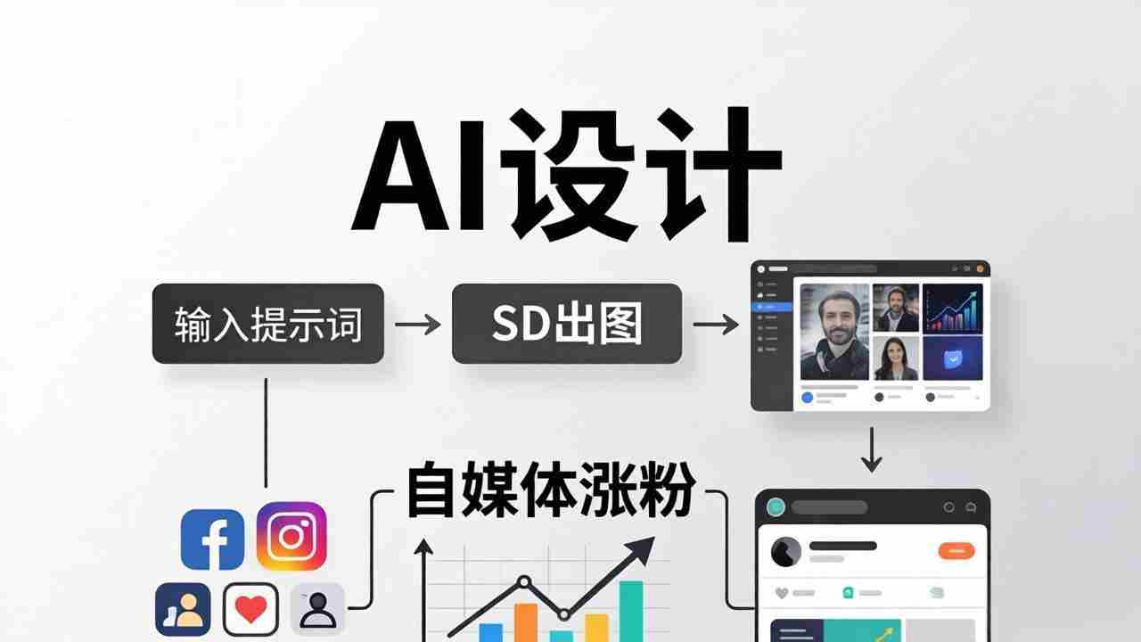 （18136期）人人都是AI设计师：SD出图+自媒体涨粉一站教学，告别图文素材焦虑，AI设计让你轻松避开内卷-有道网创