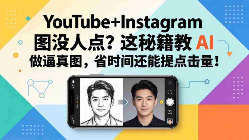（17911期）YouTube+Instagram图没人点？这秘籍教 AI 做逼真图，省时间还能提点击量-有道网创