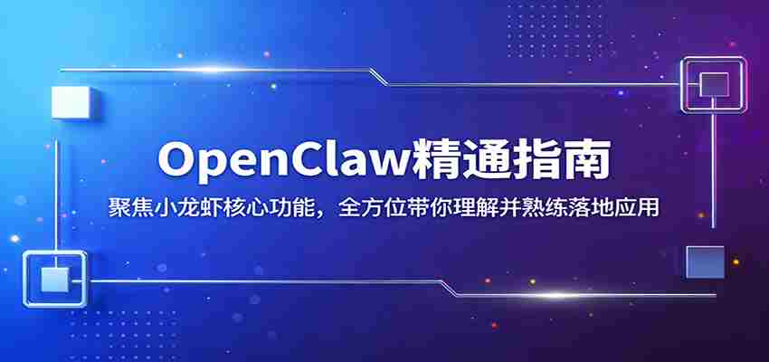 OpenClaw精通指南：聚焦小龙虾核心功能，全方位带你理解并熟练落地应用-有道网创