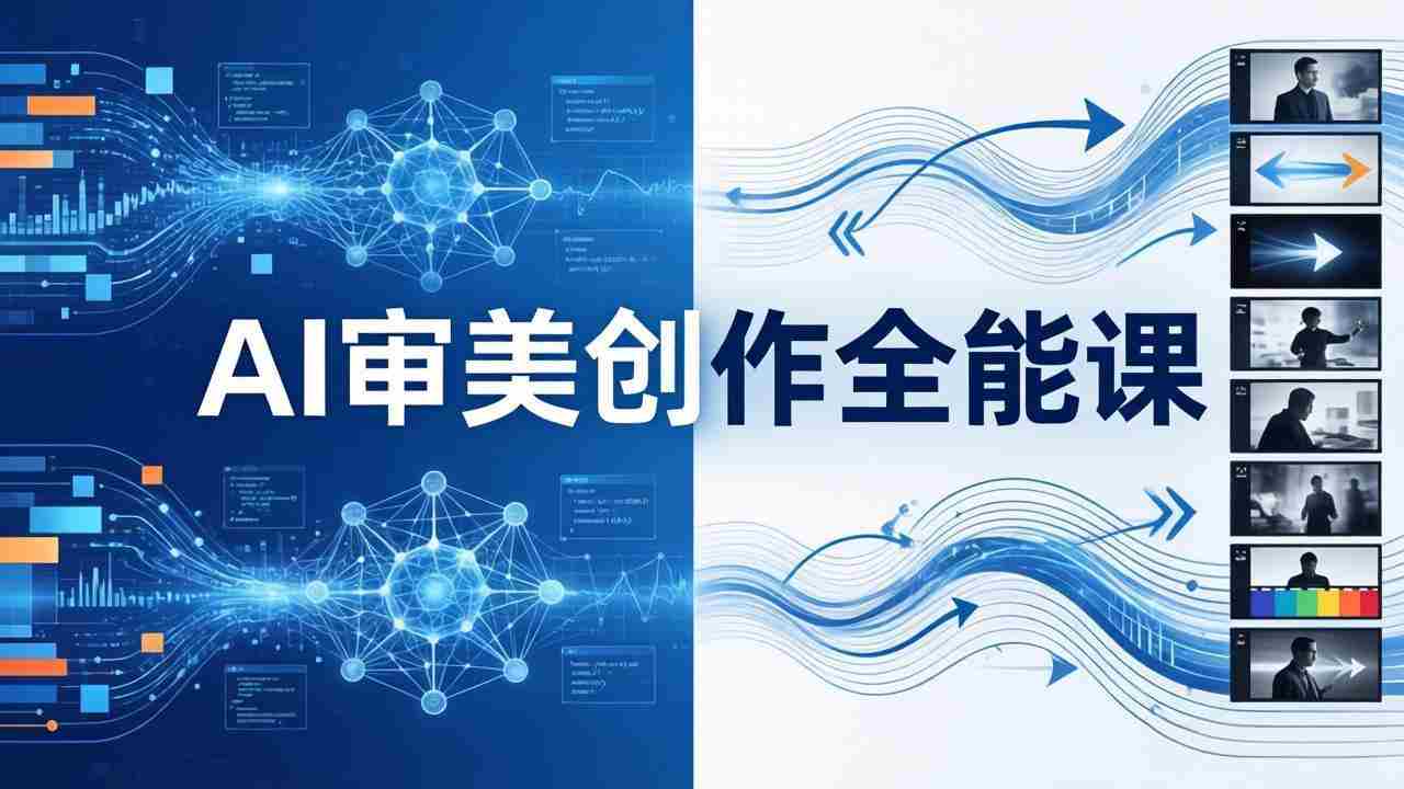 （17973期）AI审美创作全能课：MJ+Seedance+模型训练+影视分镜+编剧，一站式掌握AI艺术创作-有道网创